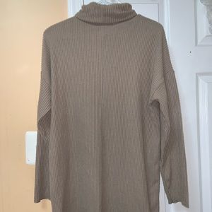 Turtle neck long sleeve dress
